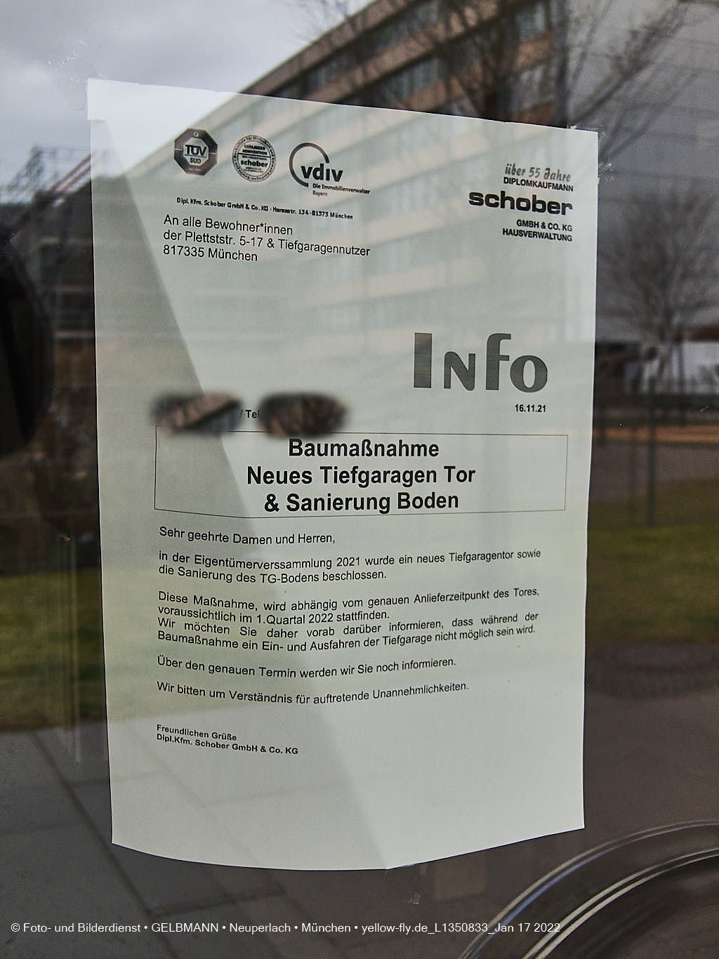 14.01.2022 - Abrissbaustelle Quiddezentrum in Neuperlach